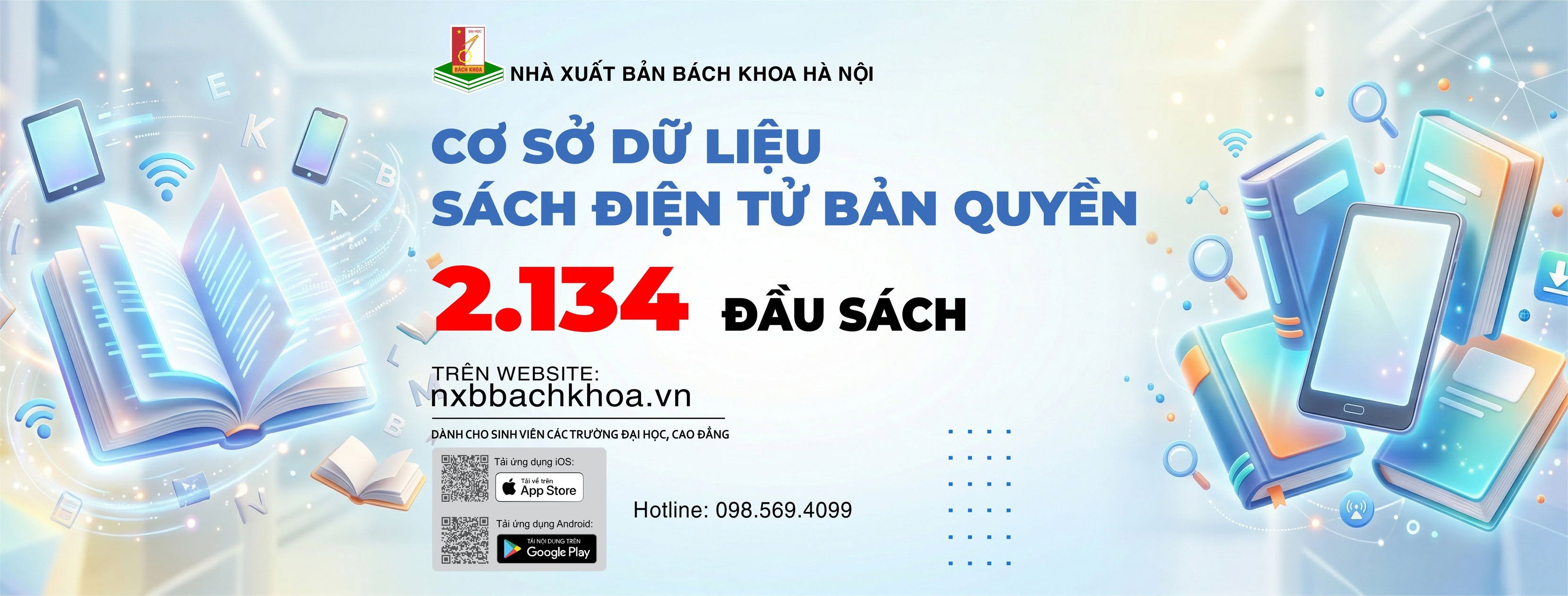 Giới thiệu Cơ sở dữ liệu điện tử NXB Bách Khoa - 2134 đầu sách điện tử