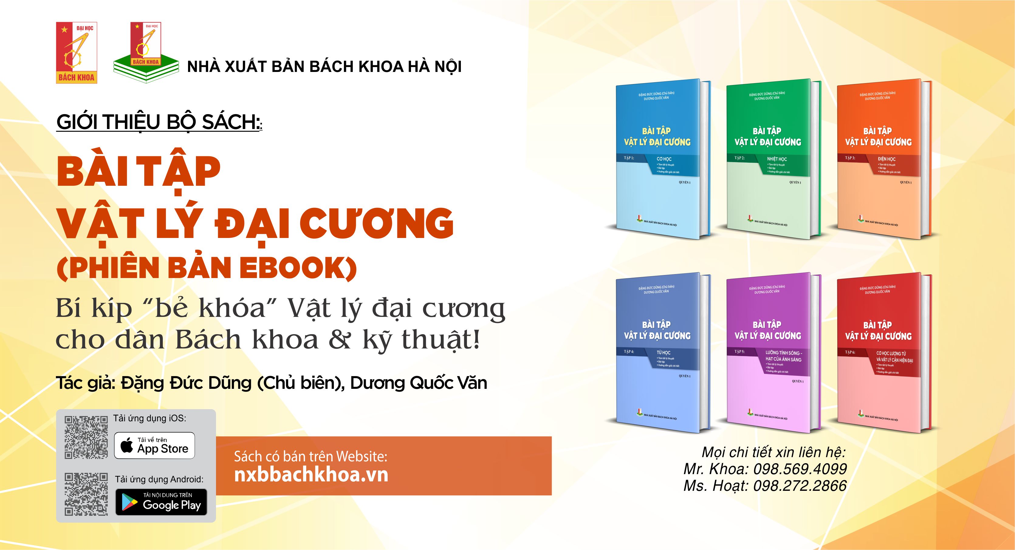 Bộ sách Bài tập Vật lý Đại Cương...
