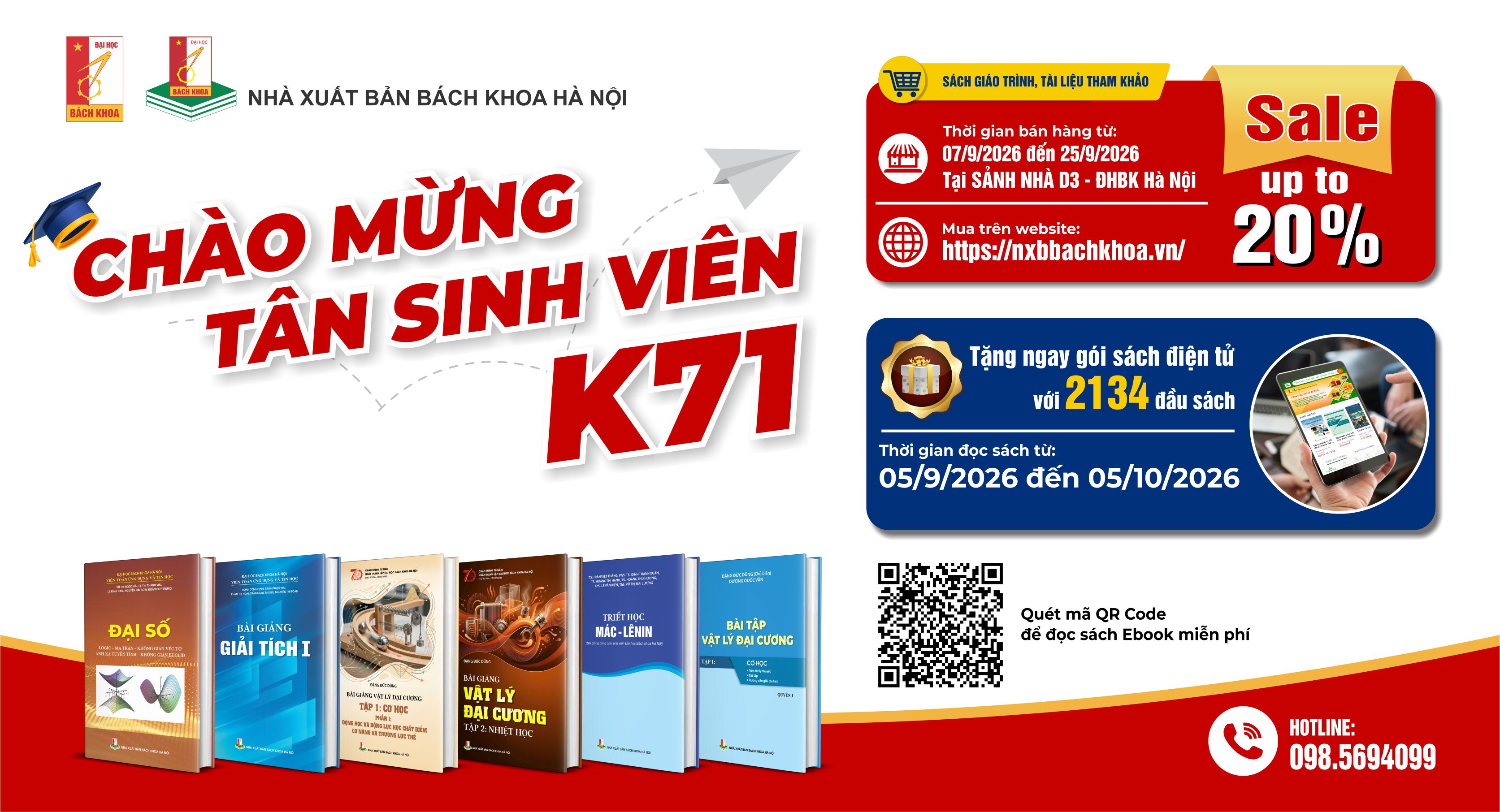 Chào mừng Tân sinh viên K71