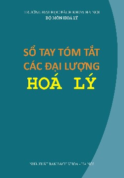 Sổ tay tóm tắt các đại lượng hóa lý